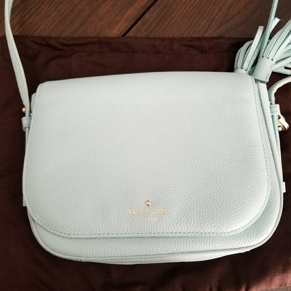 Kate Spade mint crossbody purse